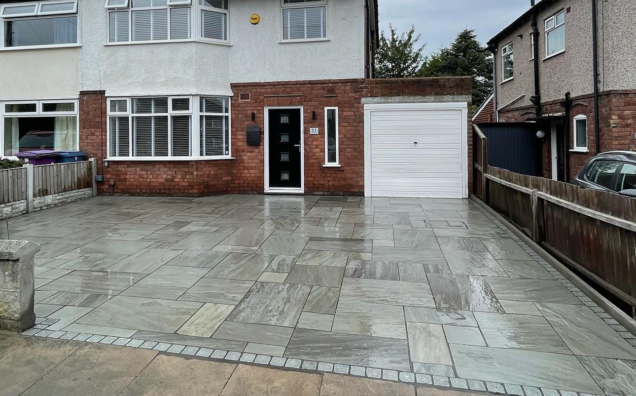 Driveway and patios in Liverpool